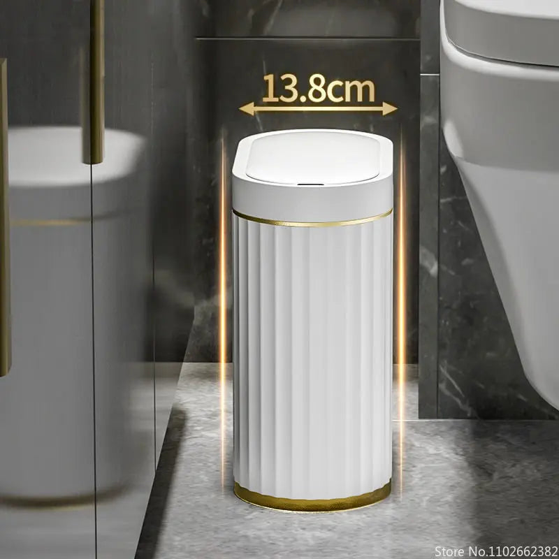 Cestino Smart con Sensore Senza Contatto per Bagno Moderno