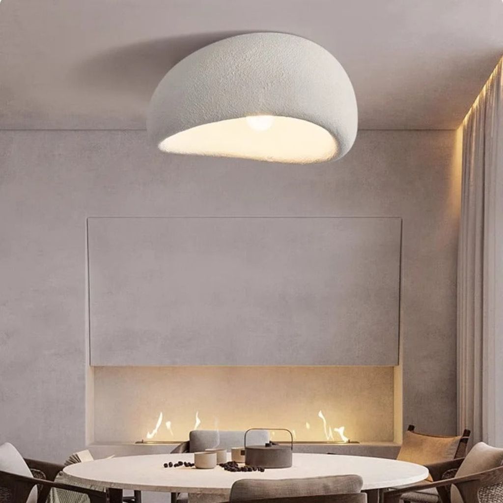 CALMLIGHT – Lampada da soffitto in resina minimalista per spazi sereni