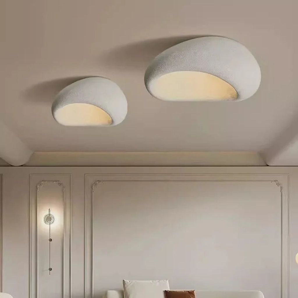 CALMLIGHT – Lampada da soffitto in resina minimalista per spazi sereni