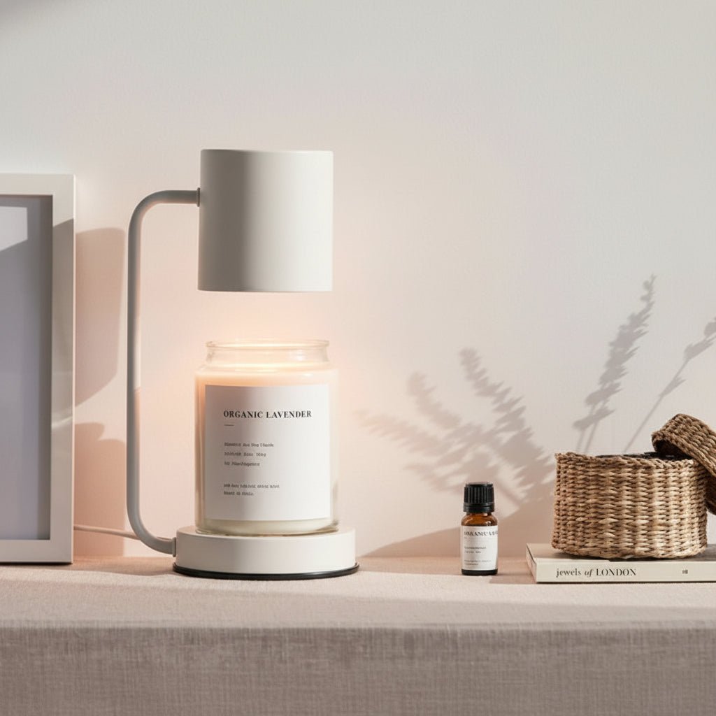 CALMWICK – Lampada Riscaldante per Candele Senza Fiamma per una Fragranza Sicura in Casa