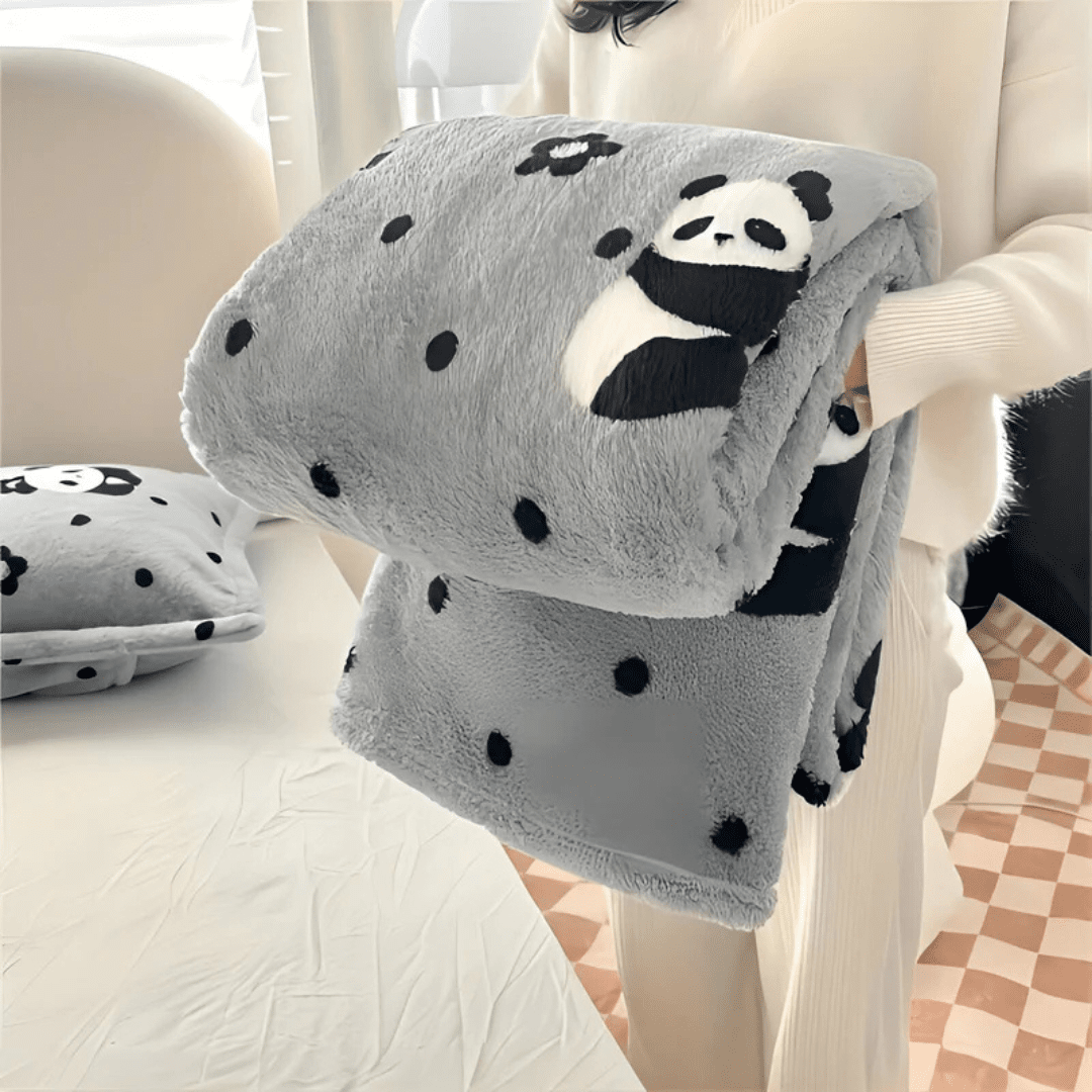 CASAFLUFF – Coperta in Pile Ultra-Morbido per Comfort e Calore Tutto l'Anno