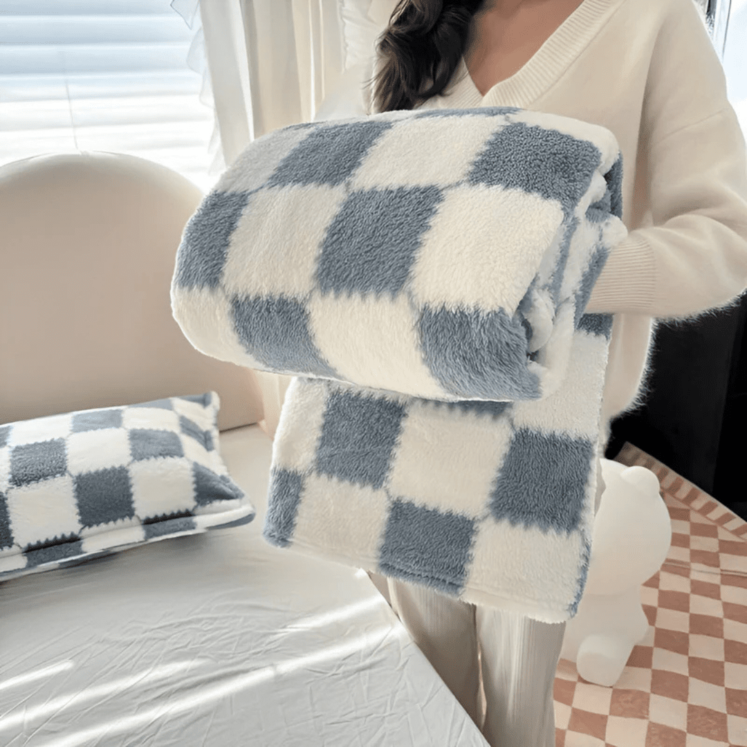CASAFLUFF – Coperta in Pile Ultra-Morbido per Comfort e Calore Tutto l'Anno