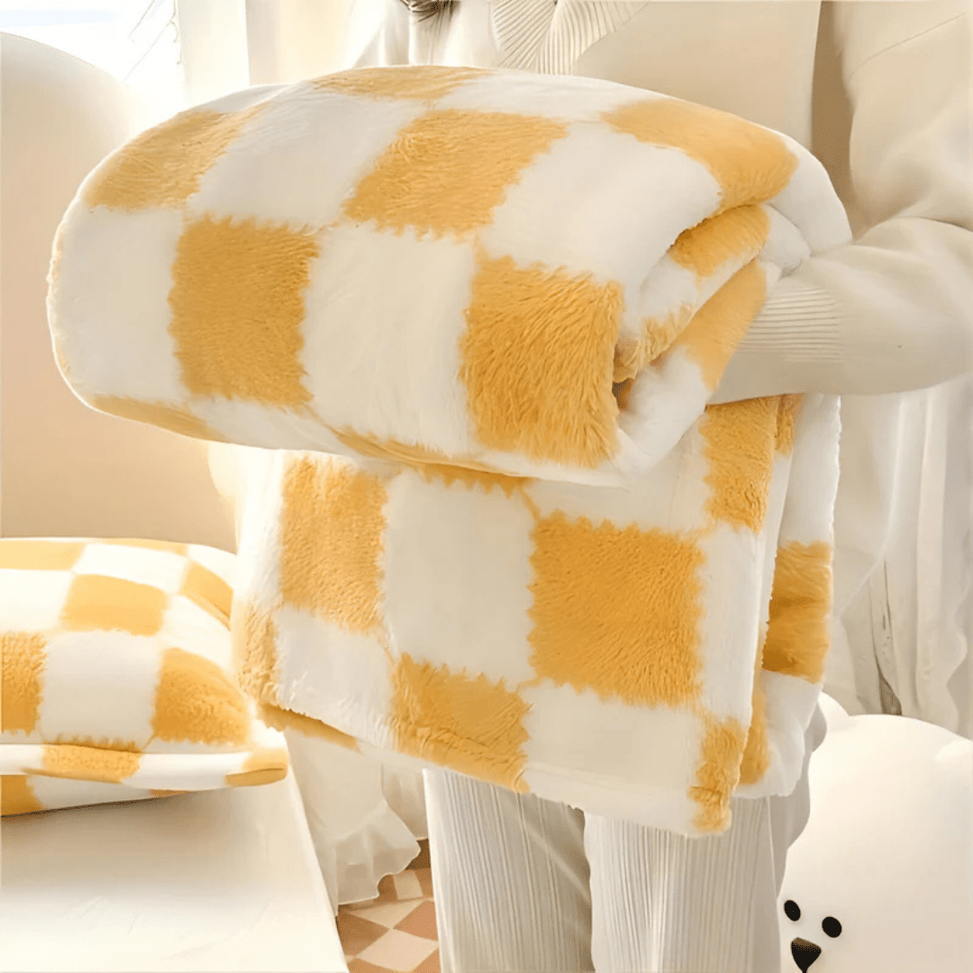 CASAFLUFF – Coperta in Pile Ultra-Morbido per Comfort e Calore Tutto l'Anno