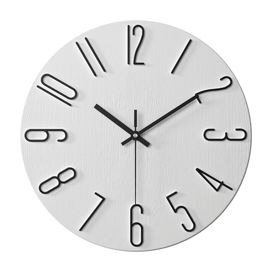 CASAORA – Orologio da Parete Moderno Minimalista con Movimento Silenzioso
