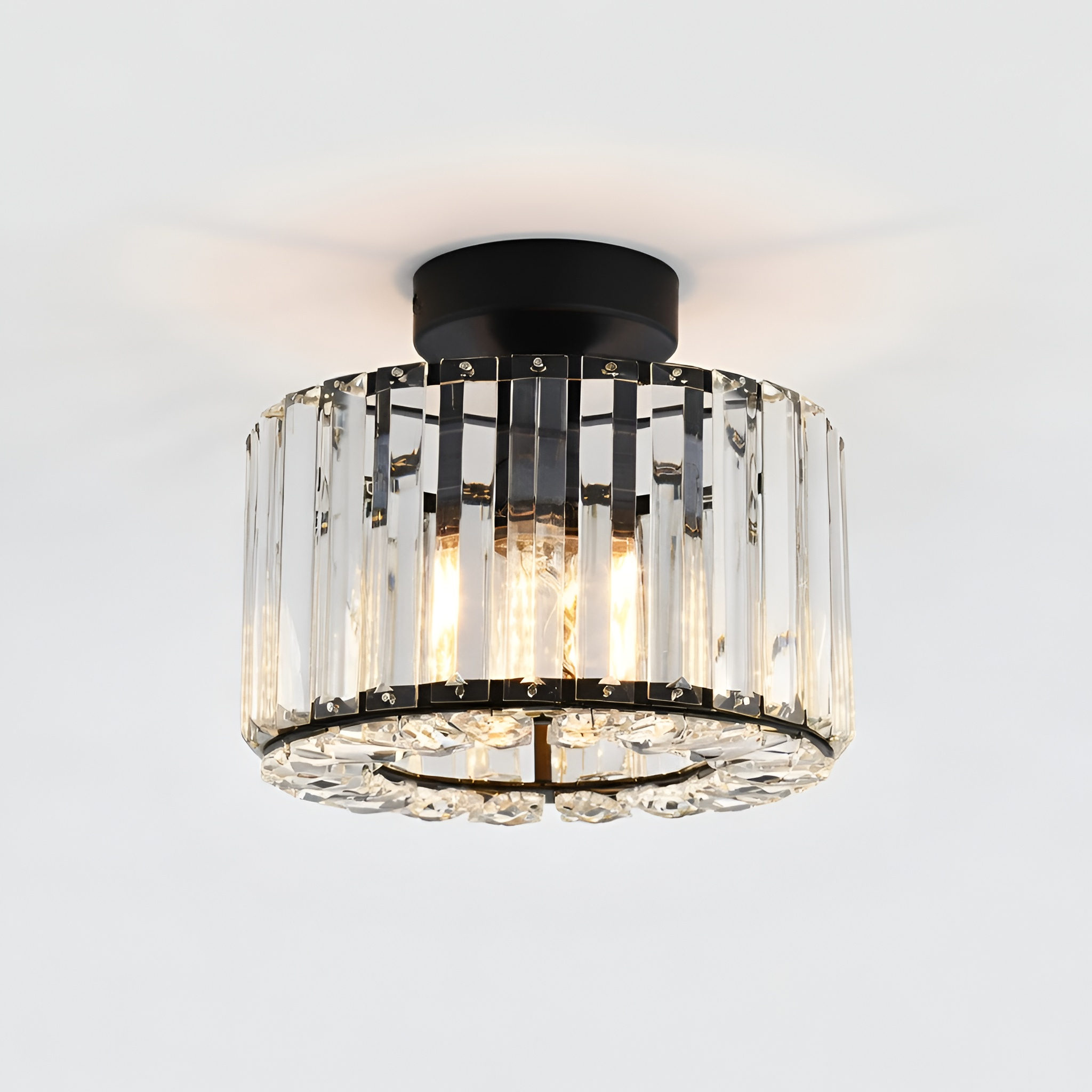 Nathan - Lampada a sospensione moderna in cristallo a LED