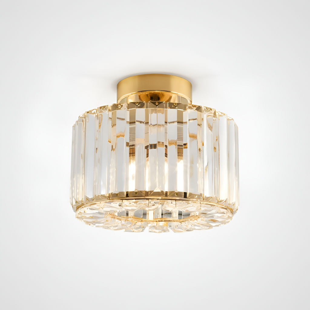 Nathan - Lampada a sospensione moderna in cristallo a LED