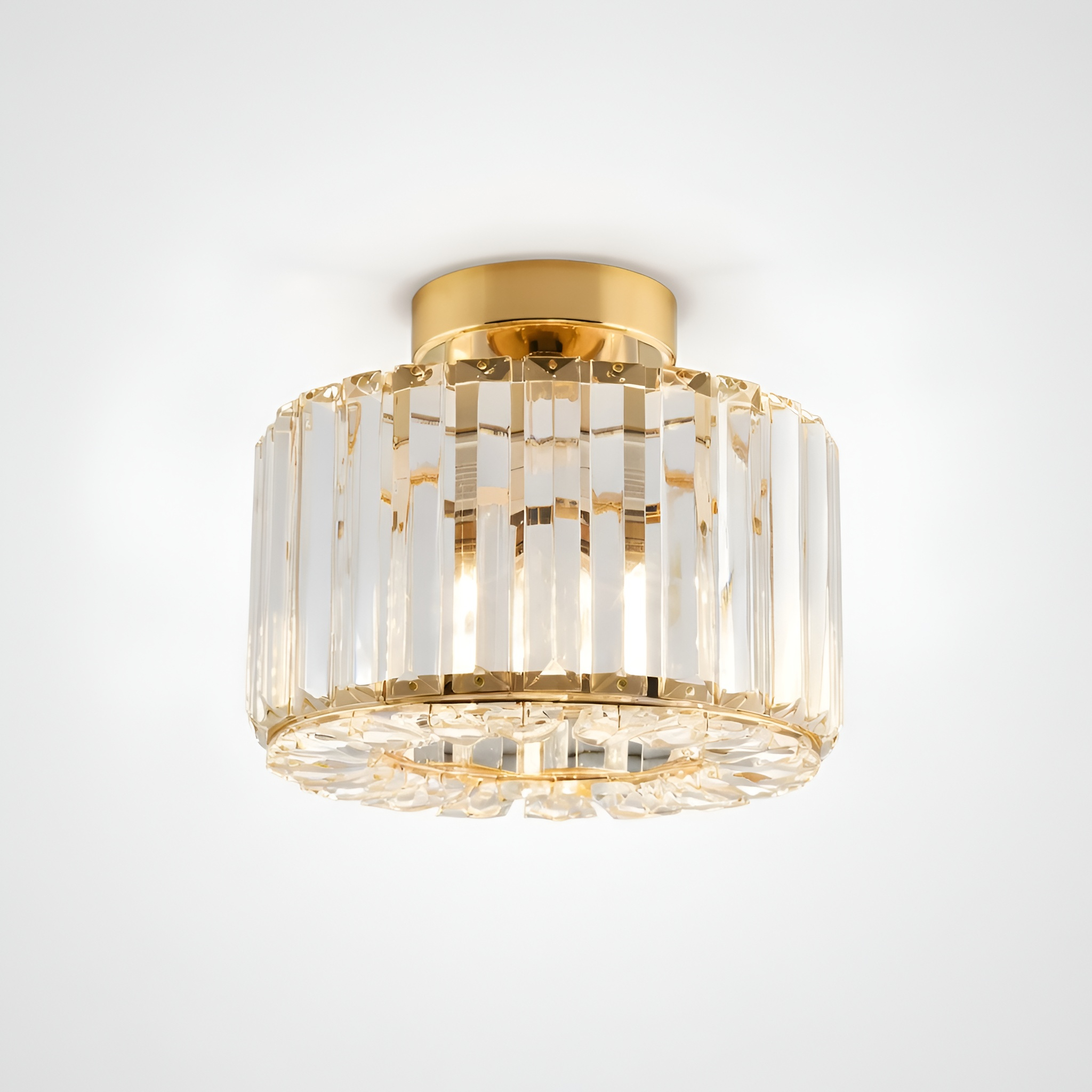 Nathan - Lampada a sospensione moderna in cristallo a LED