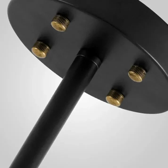 Lampadario Sputnik in Vetro a Bolle Biforcato