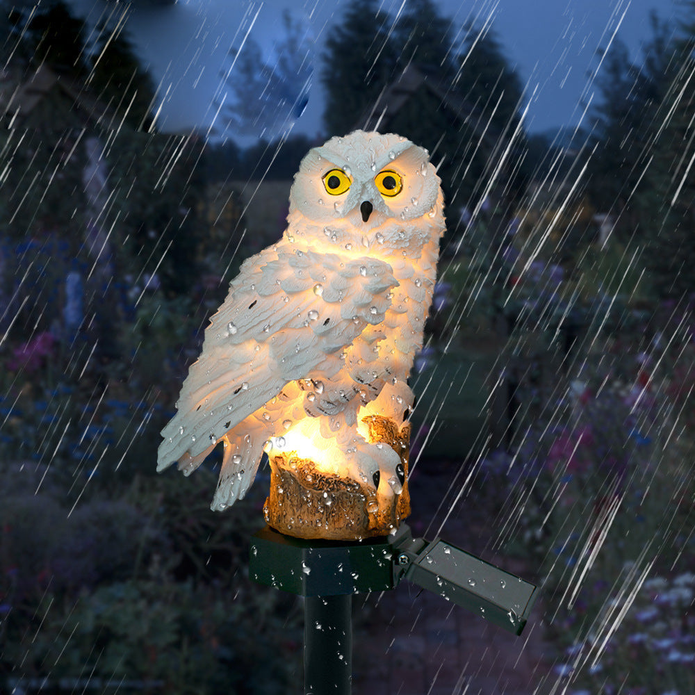 Set di Luci da Giardino Solari a Forma di Gufo LED