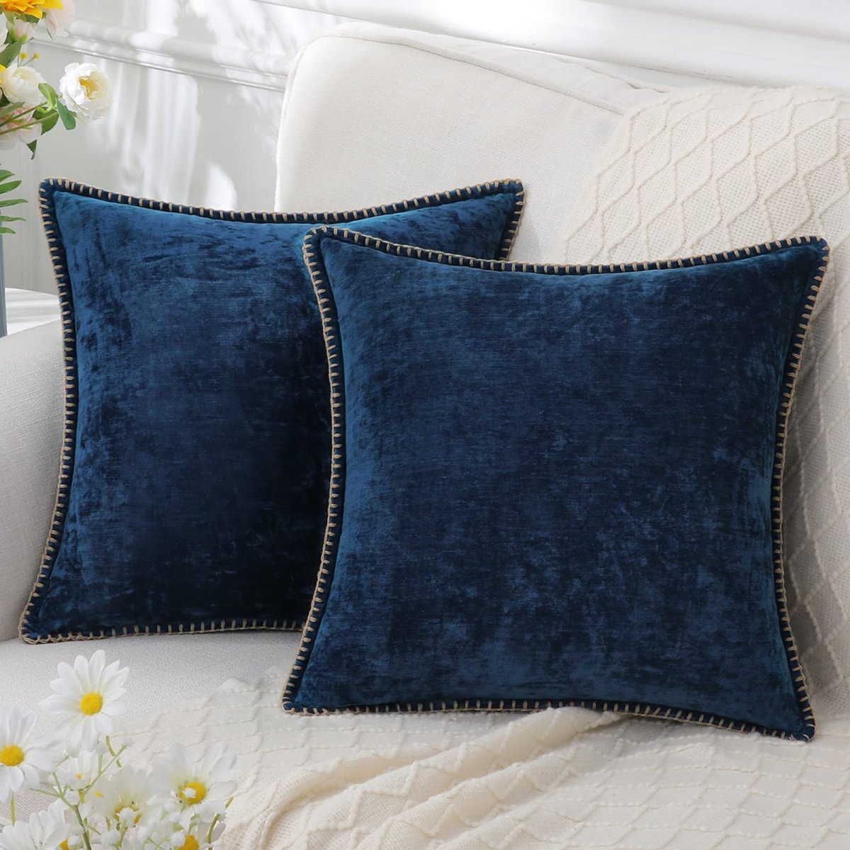 CHENILUX – Elegante Cuscino Decorativo in Chenille per un Comfort Morbido