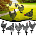50% SCONTO | HappyChicken - Decorazione da Giardino con Galline - Set di 5 [Ultimo Giorno di Sconto]