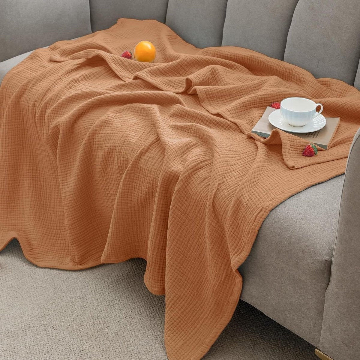CHILLNÉ – Coperta in Cotone Rinfrescante Progettata per un Comfort Notturno Traspirante