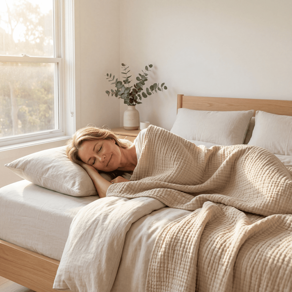 CHILLNÉ – Coperta in Cotone Rinfrescante Progettata per un Comfort Notturno Traspirante