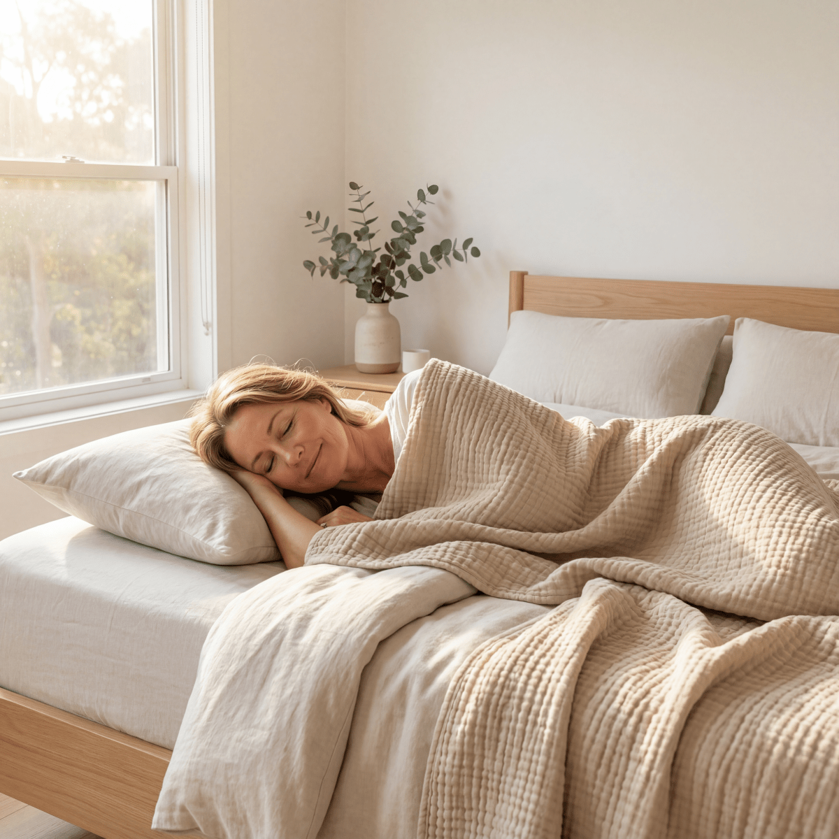 CHILLNÉ – Coperta in Cotone Rinfrescante Progettata per un Comfort Notturno Traspirante