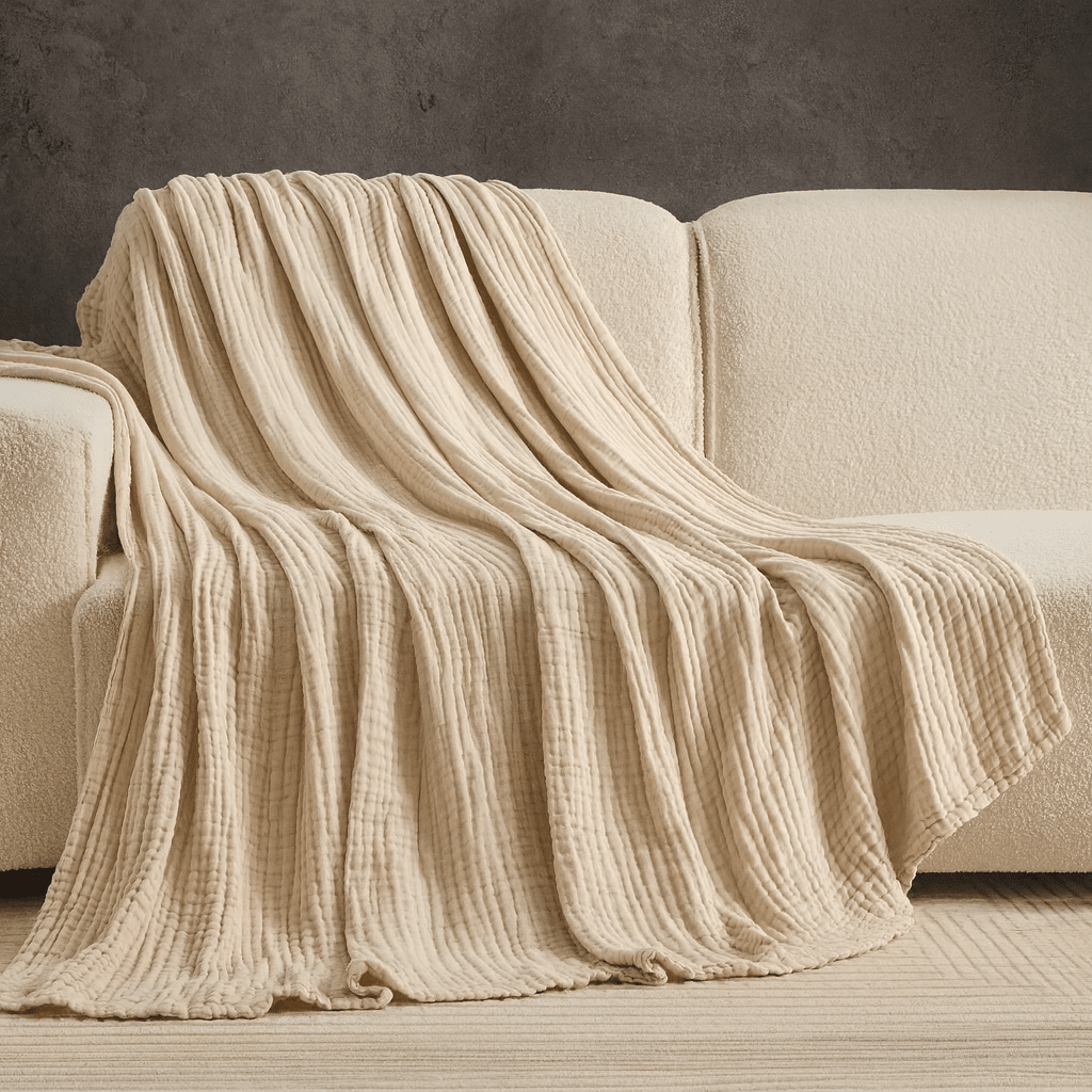 CHILLNÉ – Coperta in Cotone Rinfrescante Progettata per un Comfort Notturno Traspirante