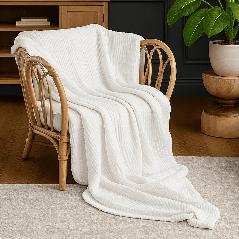 CHILLNÉ – Coperta in Cotone Rinfrescante Progettata per un Comfort Notturno Traspirante