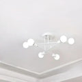 Lampada da soffitto LED moderna, apparecchio rotondo da 70 cm