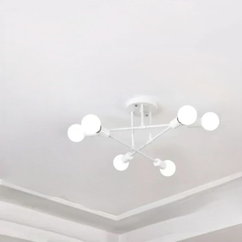 Lampada da soffitto LED moderna, apparecchio rotondo da 70 cm