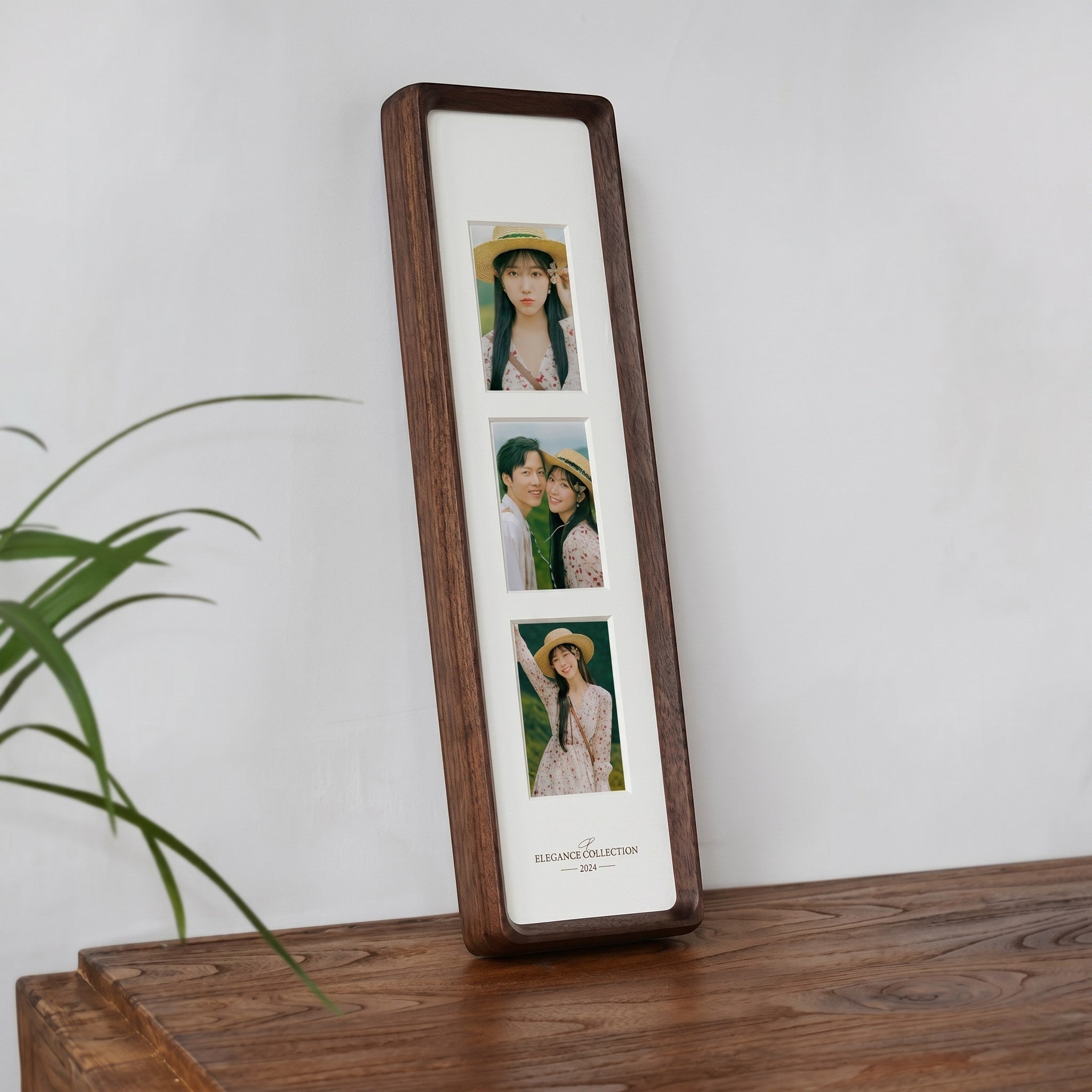 Cornice per foto in legno naturale con collagene