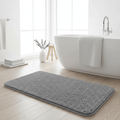 COMFÉRA – Tappetino da Bagno Chenille Ultra-Morbido Antiscivolo per Uso Quotidiano