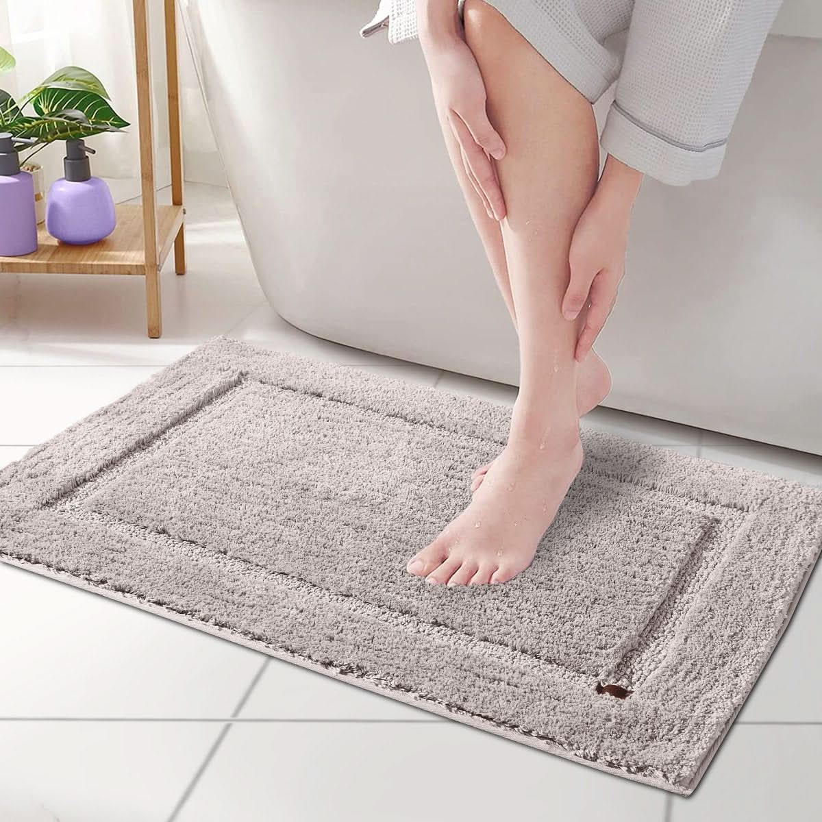 Tappetino Comfort Superba LuxeHaven | Tappeto morbido antiscivolo per bagno, cucina e aree per animali domestici
