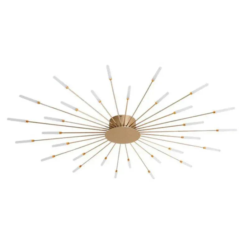 Contemporary LED Ceiling Light Fixture - Swirling Firework Design