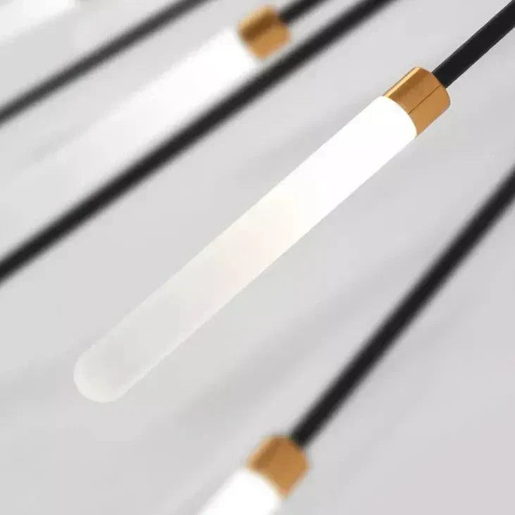 Contemporary LED Ceiling Light Fixture - Swirling Firework Design
