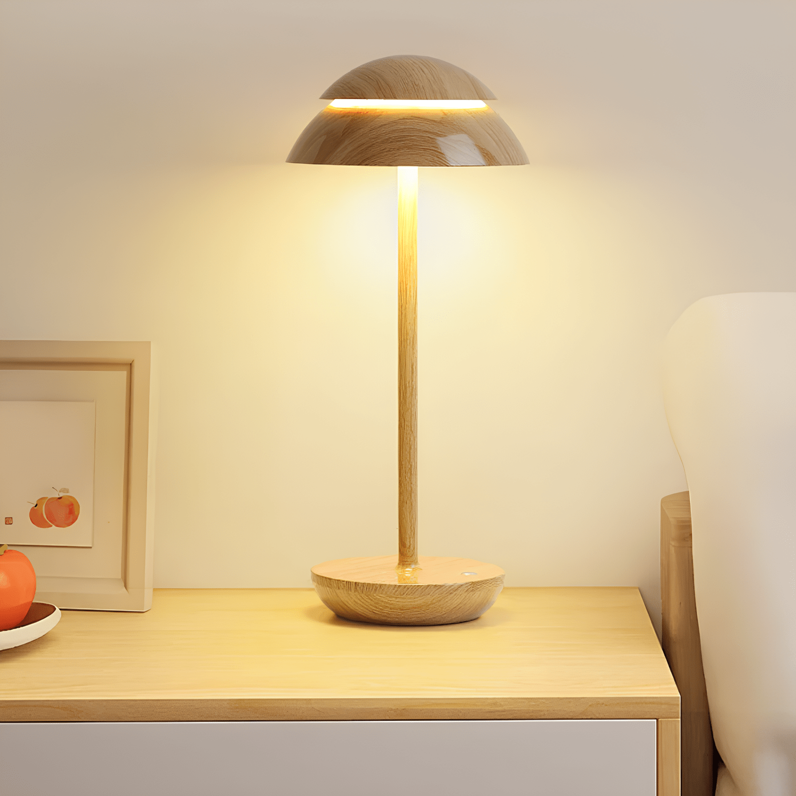 Lampada da Tavolo Moderna Ricaricabile Senza Fili con Dimming Touch