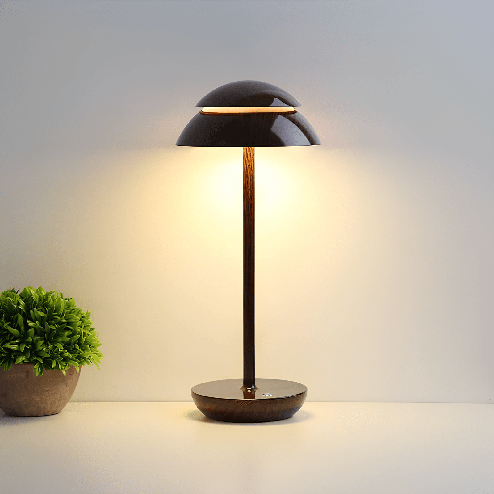 Lampada da Tavolo Moderna Ricaricabile Senza Fili con Dimming Touch