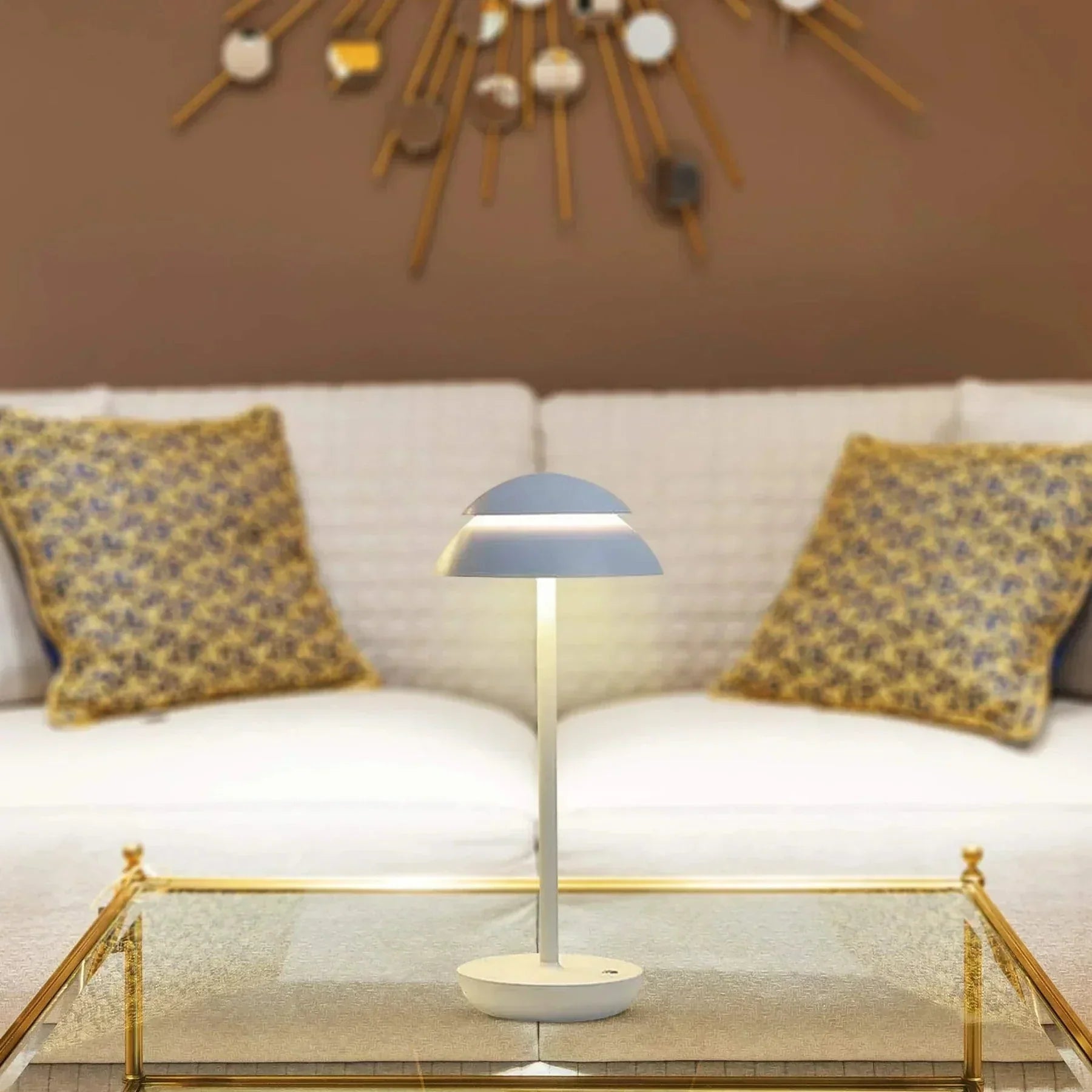 Lampada da Tavolo Moderna Ricaricabile Senza Fili con Dimming Touch
