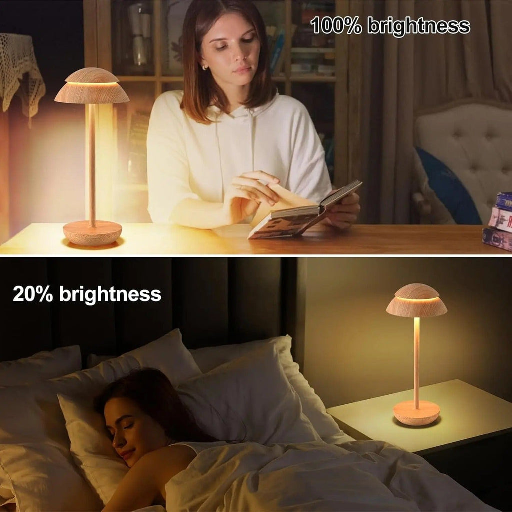 Lampada da Tavolo Moderna Ricaricabile Senza Fili con Dimming Touch