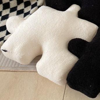 Kenu | Cuscino in Poliestere a Forma di Puzzle con Imbottitura in Cotone PP per Decorare Soggiorni e Camere da Letto