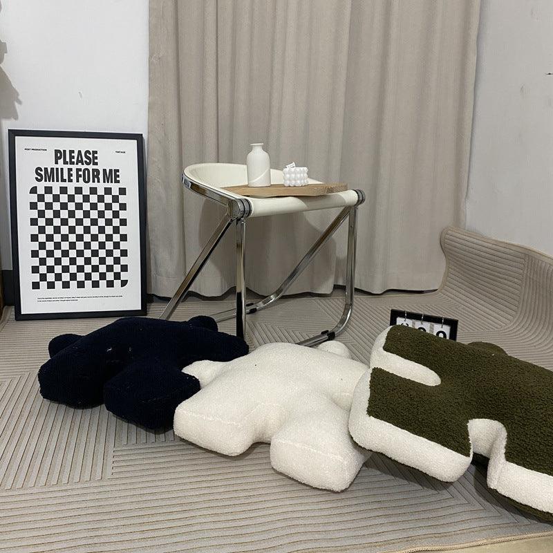Kenu | Cuscino in Poliestere a Forma di Puzzle con Imbottitura in Cotone PP per Decorare Soggiorni e Camere da Letto