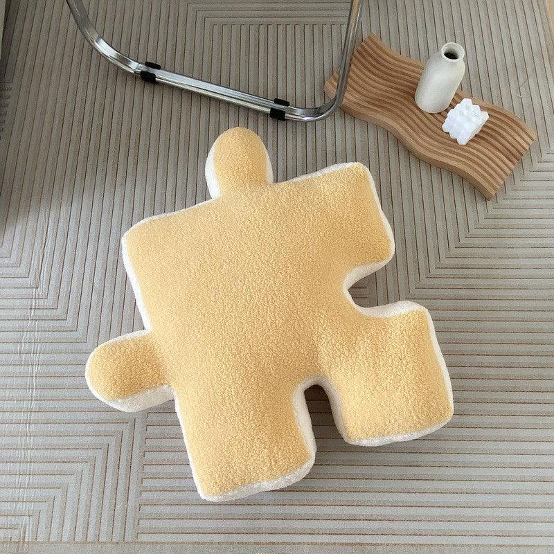Kenu | Cuscino in Poliestere a Forma di Puzzle con Imbottitura in Cotone PP per Decorare Soggiorni e Camere da Letto