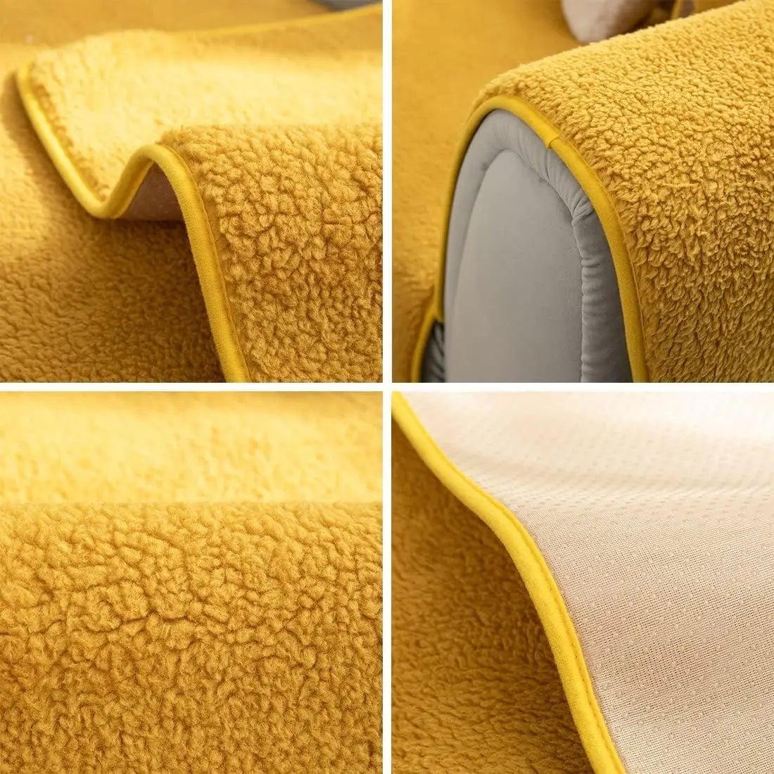 COZYSHEAR – copertura per divano in morbida lana di agnello per calore e protezione