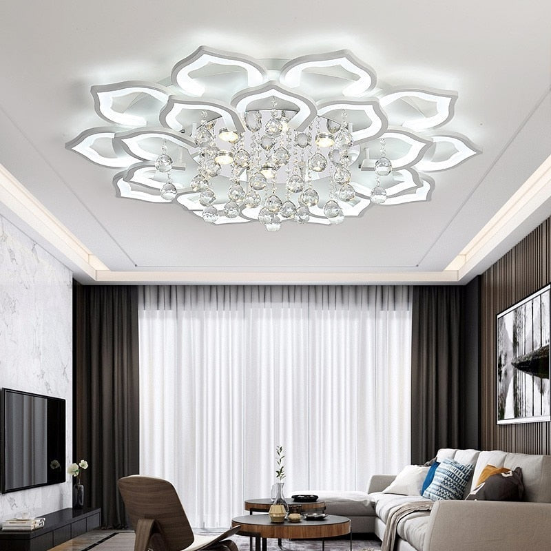 Crystal Lotus Lampada da Soffitto - LumiLotus