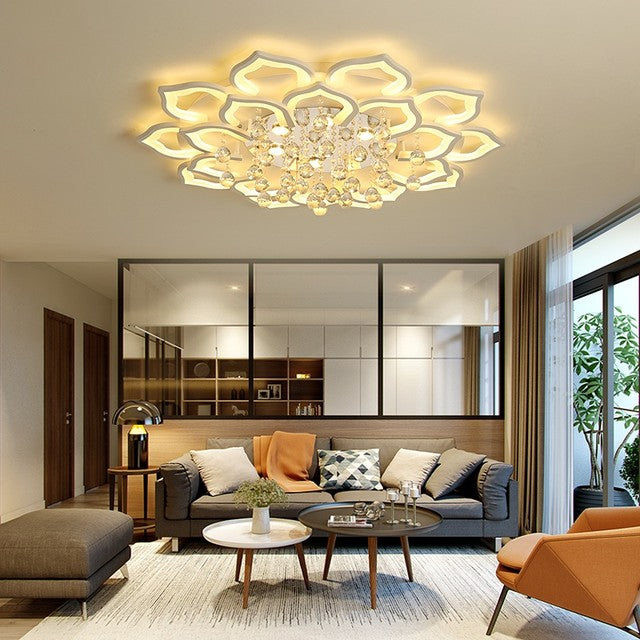 Crystal Lotus Lampada da Soffitto - LumiLotus
