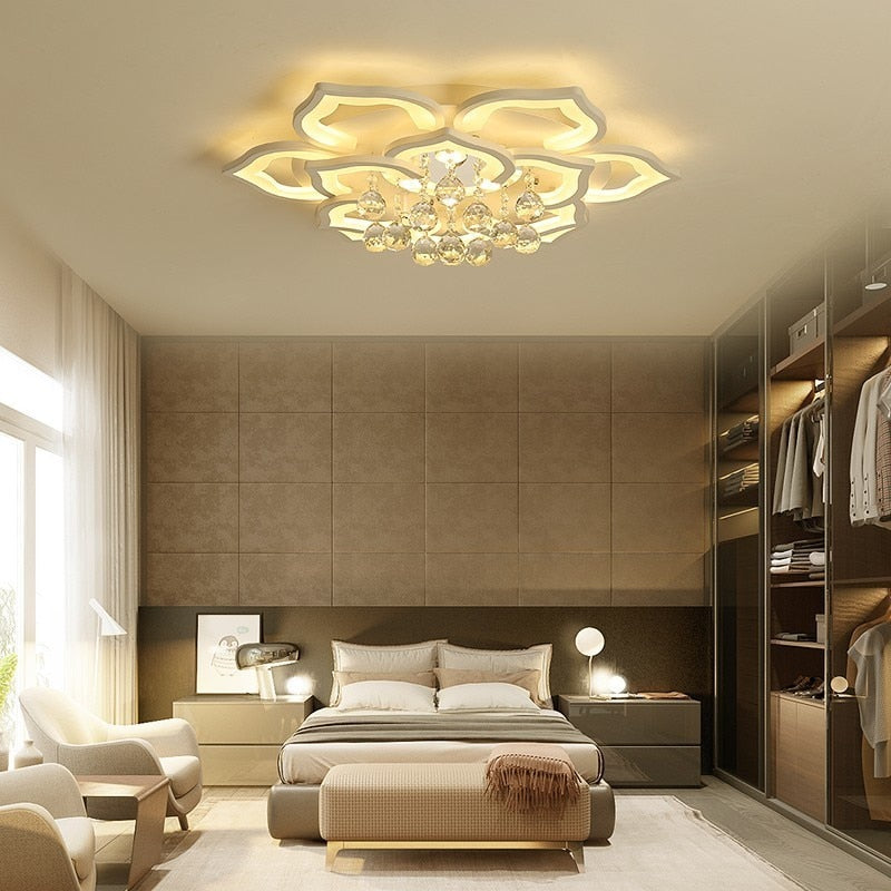Crystal Lotus Lampada da Soffitto - LumiLotus