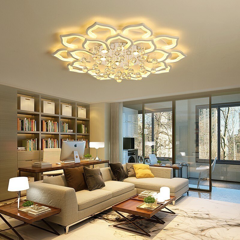 Crystal Lotus Lampada da Soffitto - LumiLotus