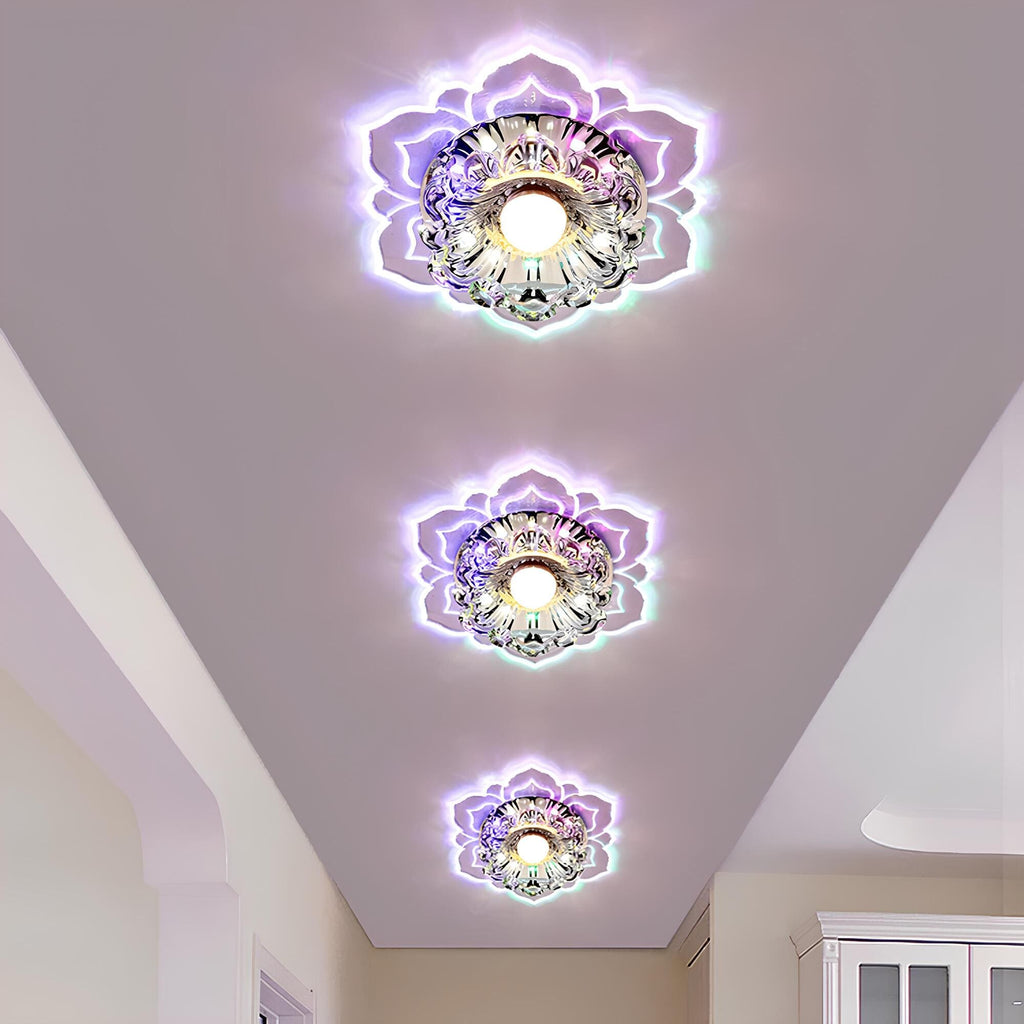 Mirella - Elegante Lampada da Soffitto LED con Cristalli e Design Moderno