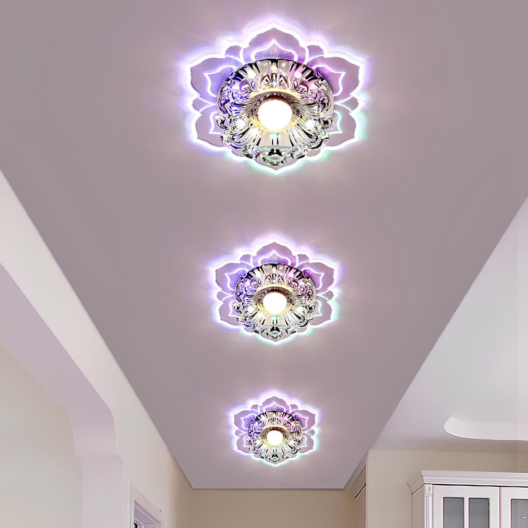 Mirella - Elegante Lampada da Soffitto LED con Cristalli e Design Moderno