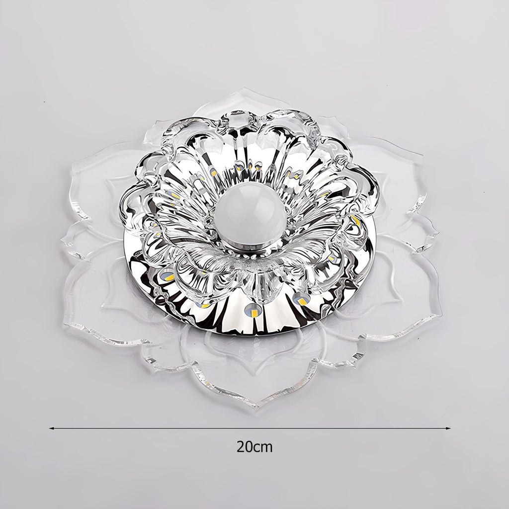 Mirella - Elegante Lampada da Soffitto LED con Cristalli e Design Moderno