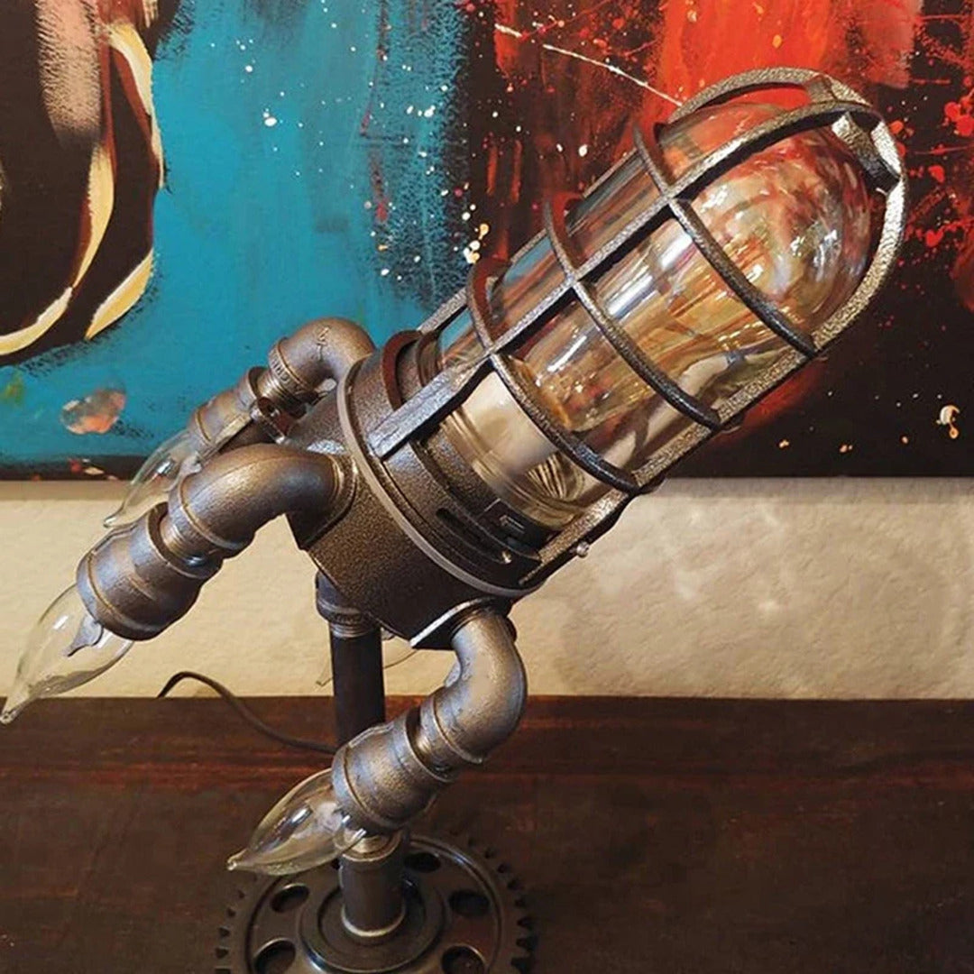 50% SCONTO | RocketLight™️ Lampada a razzo Steampunk
