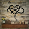 Cuore Infinito - Decorazione da Parete in Metallo