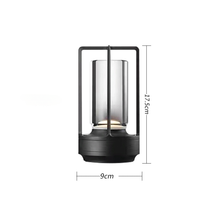 Lampada a filo - Dimmerabile e Ricaricabile, Lampada da Tavolo Impermeabile