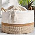 Cesto in Cotone Boho - Soluzione Elegante e Pratica