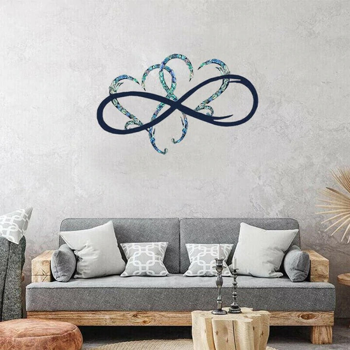 Cuore Infinito - Decorazione da Parete in Metallo