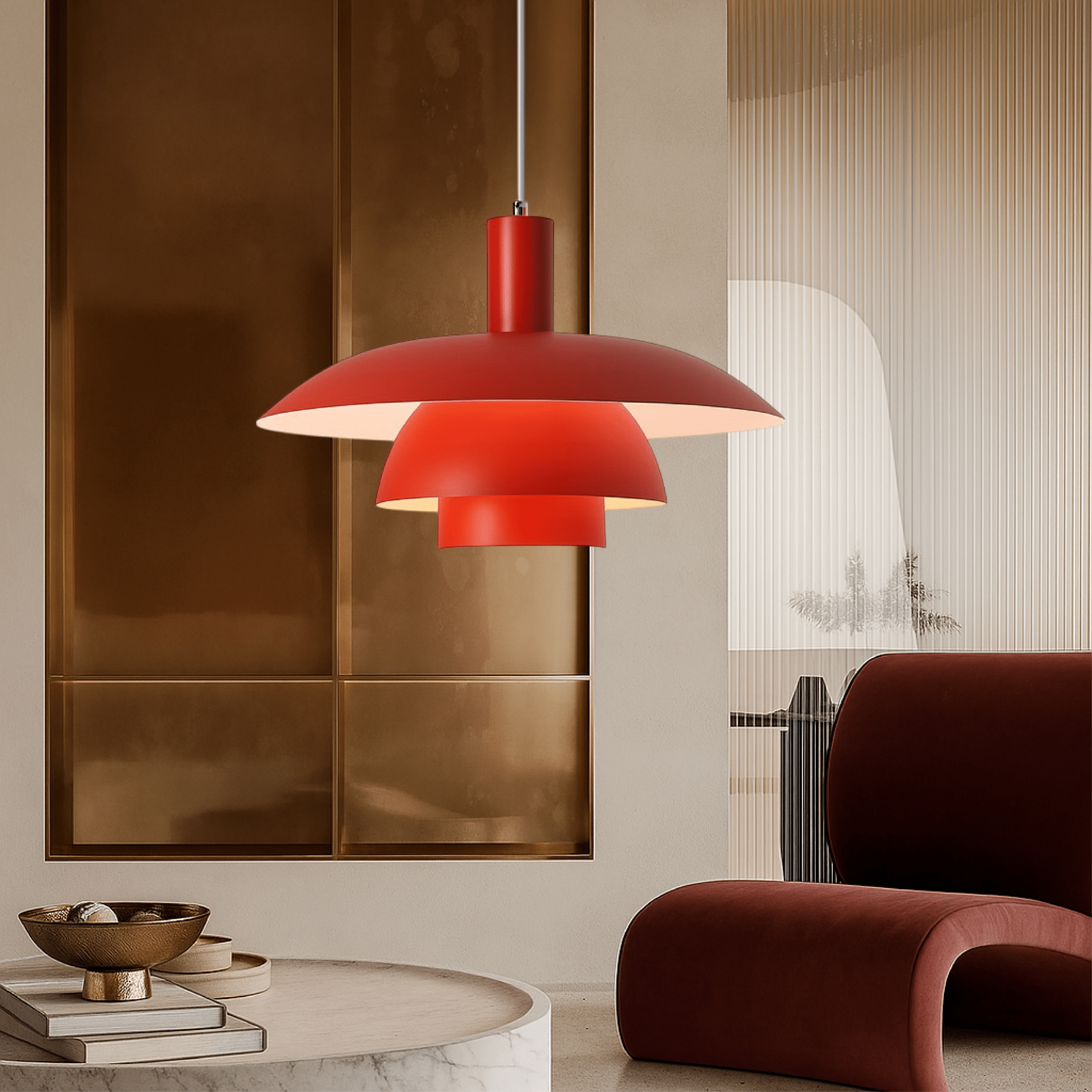 Lampada a sospensione LED in stile danese Design moderno