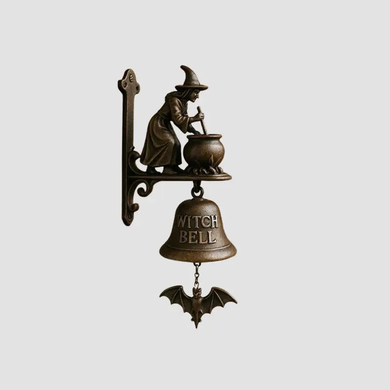 Campanello Antico Strega Luna – Campanello Decorativo Resistente alle Intemperie per Interni ed Esterni