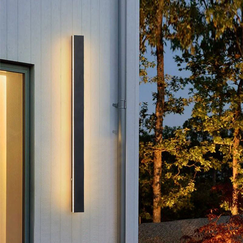 Avenira | Lampada da Parete LED Nera da Esterno IP65 per Giardini, Corridoi e Muri Esterni